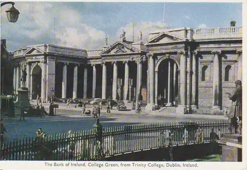 Dublin The Bank of Ireland College Green from Trinity College ngl 222.559