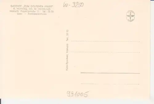 Hameln - Panorama und Gasthof Zum Goldenen Anker ngl 220.212