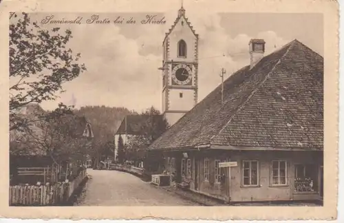 Sumiswald - Partie bei der Kirche gl1916 220.232