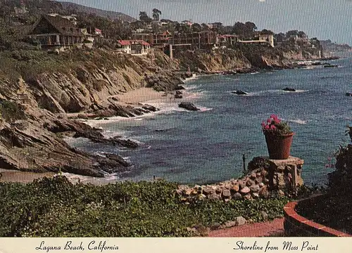 Laguna Beach, California, Shoreline from Moss Point gl1978 D7731