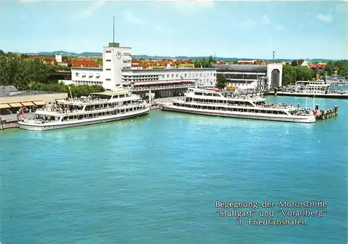 Friedrichshafen am Bodensee MS "Stuttgart" und MS "Vorarlberg" ngl 151.114