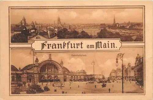 Frankfurt a. M. Panoramaansicht Bahnhofsplatz ngl 151.890