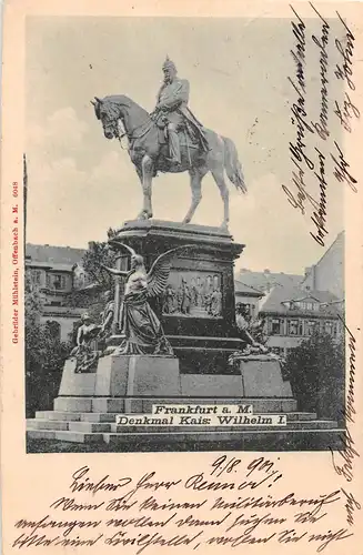 Frankfurt a. M. Denkmal Kaiser Wilhelm I. gl1901 151.904