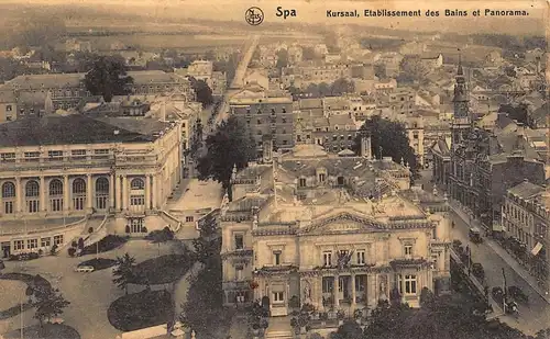 Spa Kursaal Etablissement des Bains et Panorama feldpgl1911 149.476
