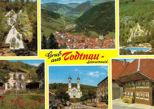 Gruss aus Todtnau Schwarzwald Mehrbildkarte gl1968 D4959