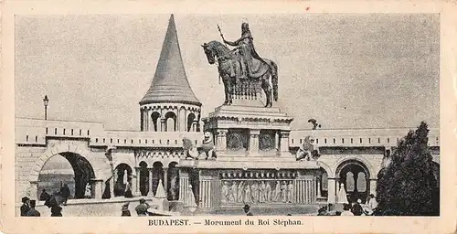 Budapest Monument du Roi Stéphan ngl 149.932