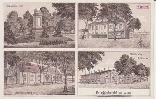 Voerde-Friedrichsfeld Denkmal Post Clubhaus Stallungen feldpgl1918 220.011