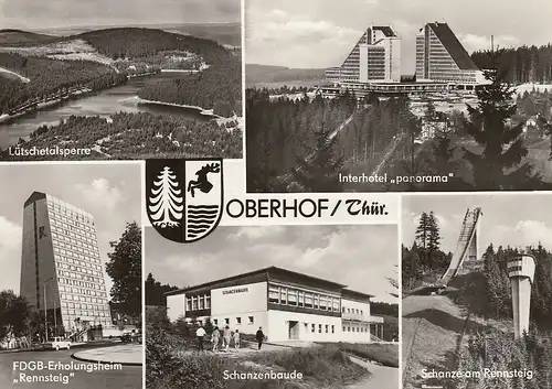 Oberhof Thür. Mehrbildkarte gl1975 D5069