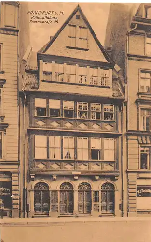 Frankfurt a. M. Rothschildhaus Boernestraße 26 ngl 151.996