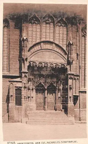 Jena Hauptportal der St. Michaelis Stadtkirche ngl 155.946