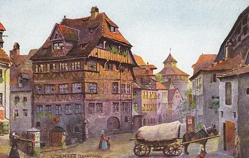 Nürnberg Albrecht-Dürer-Haus Künstlerkarte ngl D3535