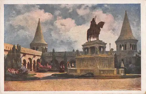 Budapest Szt. István szobra - St. Stefans-Monument ngl 149.997