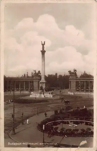 Budapest Millenium Denkmal - Milleneumi emlékoszlop ngl 150.026