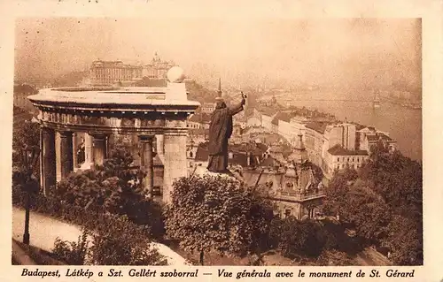 Budapest Látkép a Szt. Gellért szoborral gl1927 150.054