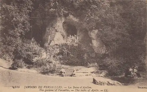 Jardins de Versailles Les Bais de Apollon ngl D3941