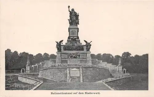 Gruß vom Niederwald-Denkmal ngl 156.149