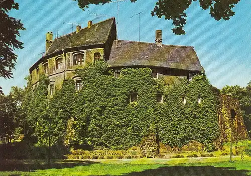 Rosslau (Elbe) Die Burg glum 1975? D5201