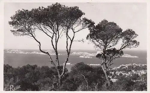 Marseille Le Château d'If et les Iles du Frioul gl1954 D3971