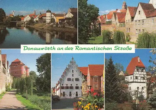 Donauwörth an der Romantischen Straße Mehrbildkarte gl2008 D4747