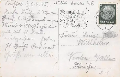 Kassel-Wilhelmshöhe Löwenburg und Herkules gl1935 156.222