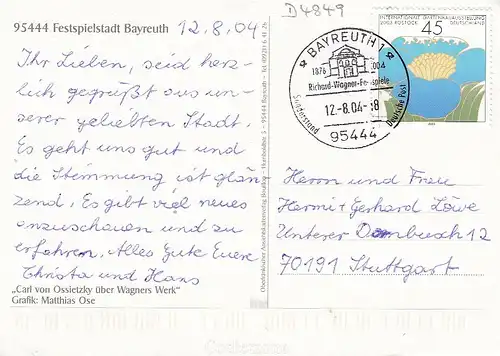 Bayreuth Carl v.Ossietzky über Wagner: Wie schwül ist das alles gl2004 D4849