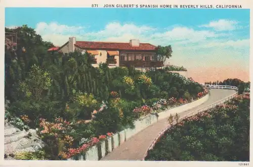 Beverly Hills CA - John Gilbert's Spanish Home ngl 220.207