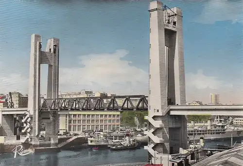 Brest (Finistére) Le Nouveau Gran Pont sur la Penfeld ngl D8144