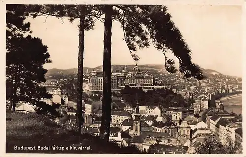 Budapest Ansicht von Ofen mit königl. Burg ngl 150.007