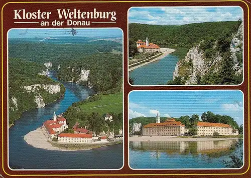 Kloster Weltenburg a.d.Donau Mehrbildkarte gl1994 D4986