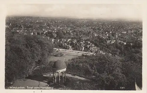 Wiesbaden, Total vom Neroberg gl1942 D8918