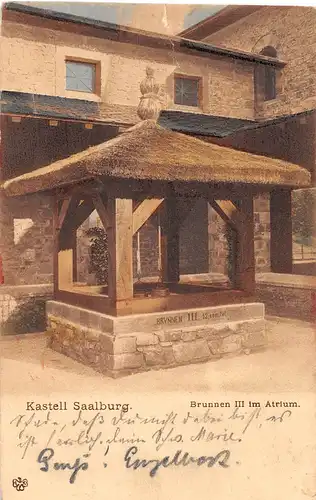 Kastell Saalburg Brunnen III im Atrium gl1910 156.305