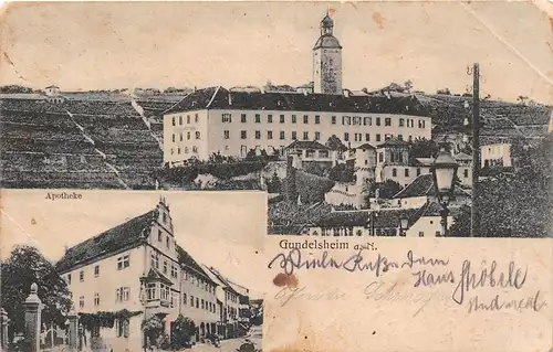 Gundelsheim a.N. - Schloss Hornegg und Apotheke gl19? 152.136