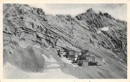 Bayerische Zugspitzbahn Hotel Schneefernerhaus gl1942 156.408