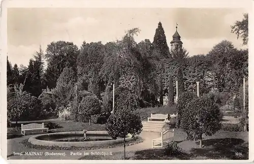 Insel Mainau im Bodensee - Partie im Schlosspark gl1935 154.043