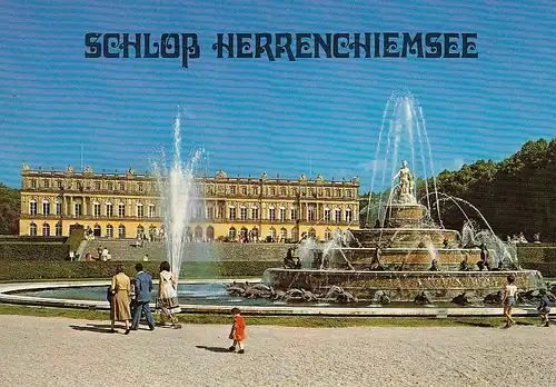 Königsschloss Herrenchiemsee gl1981 D4970