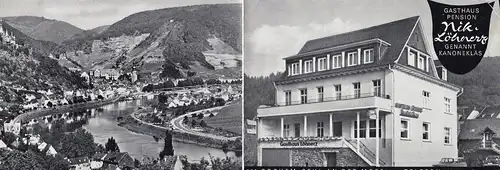 Cochem-Sehl a.d.Mosel Gasthaus Nik Löhnerz 2-teilig nglWerbe-Flyer D4991