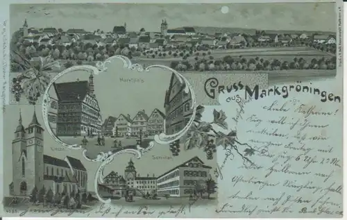 Markgröningen Mondscheinlitho gl1905 223.747