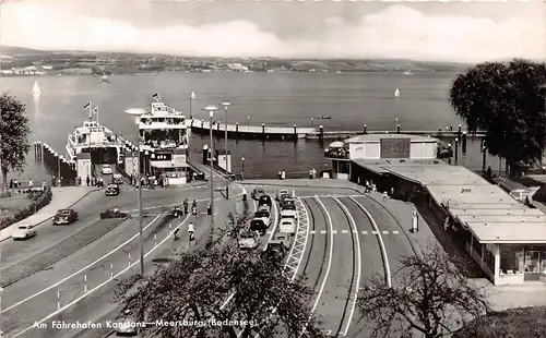 Autofähren am Fährhafen Konstanz-Meersburg am Bodensee gl1959 151.331