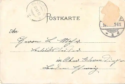 Badische Volkstrachten - Kinzigthäler aus Lehengericht gl1899 154.118