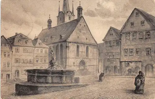 Alt Pössneck - Marktplatz ngl 155.702