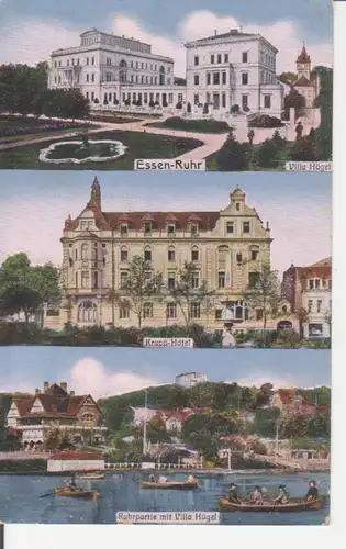 Essen (Ruhr) - Villa Hügel, Krupp-Hotel und Ruhrpartie gl1910 220.287