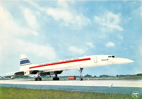 "Dans le ciel de Paris" Avion super-sonique "CONCORDE" ngl 151.717