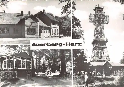 Auerberg (Harz) Gaststätte, Weg zur Josephshöhe, Josephskreuz ngl 152.183
