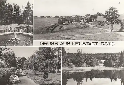 Neustadt am Rennsteig Kr. Ilmenau Mehrbildkarte gl1985 D5517