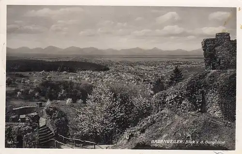 Badenweiler, Blick von der Burgruine gl1940 D9097