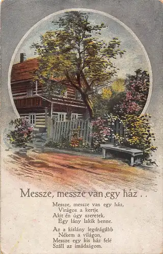 Messze, messze van egy ház Gedicht gl1917 149.833