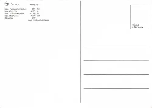 Condor Boeing 767 ngl 151.763