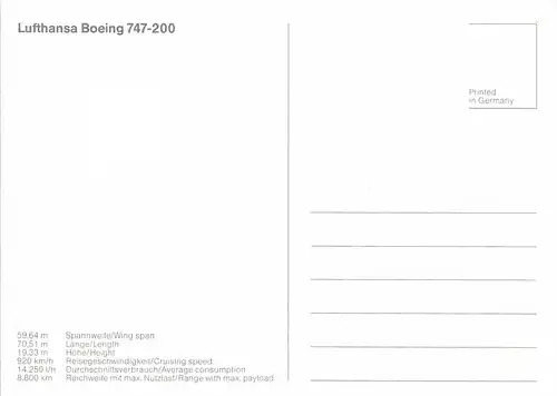 Lufthansa Boeing 747-200 ngl 151.709