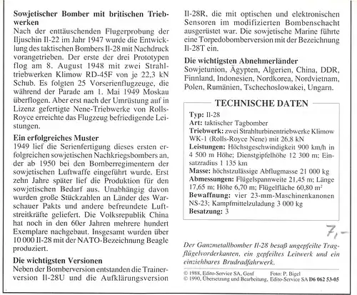 Sowjetischer taktischer Tagbomber Il-28 ngl 151.562