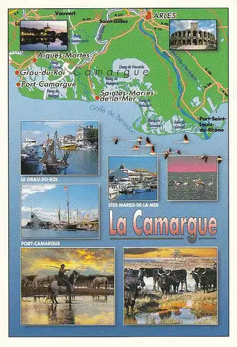 La Camargue Mehrbildkarte gl2003 D5297